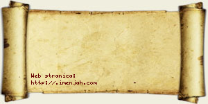 Janko Batina vizit kartica